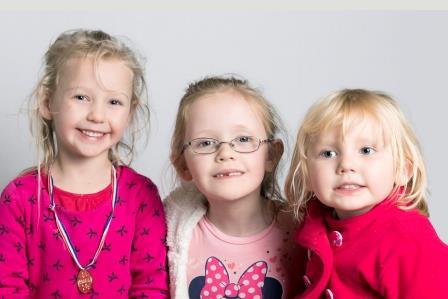 Potrait of Grace, Abby and Rose